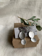 Load image into Gallery viewer, Silver Petal Earrings - Hydrangea Sepals - f -
