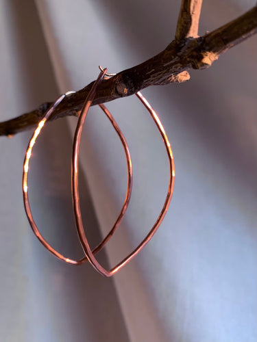 Lotus Hoop Earrings