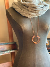 Load image into Gallery viewer, Geometric Copper Long Necklace ✴︎Sphere✴︎L✴︎Heavy Gauge
