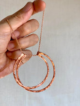 Load image into Gallery viewer, Geometric Copper Long Necklace ✴︎Sphere✴︎L✴︎Heavy Gauge
