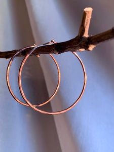Copper Hoop Earrings ✴︎Sphere✴︎