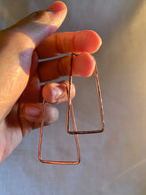 Load image into Gallery viewer, Copper Hoop Earrings
