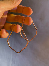 Load image into Gallery viewer, Copper Hoop Earrings
