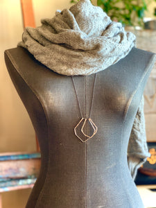 sterling silver long necklace