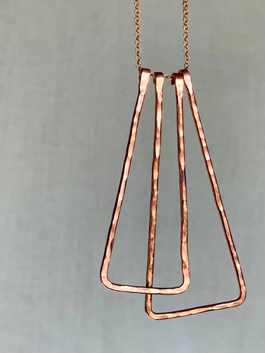 trapezoid necklace