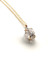Load image into Gallery viewer, Herkimer Diamond Solitaire Pendant - D -
